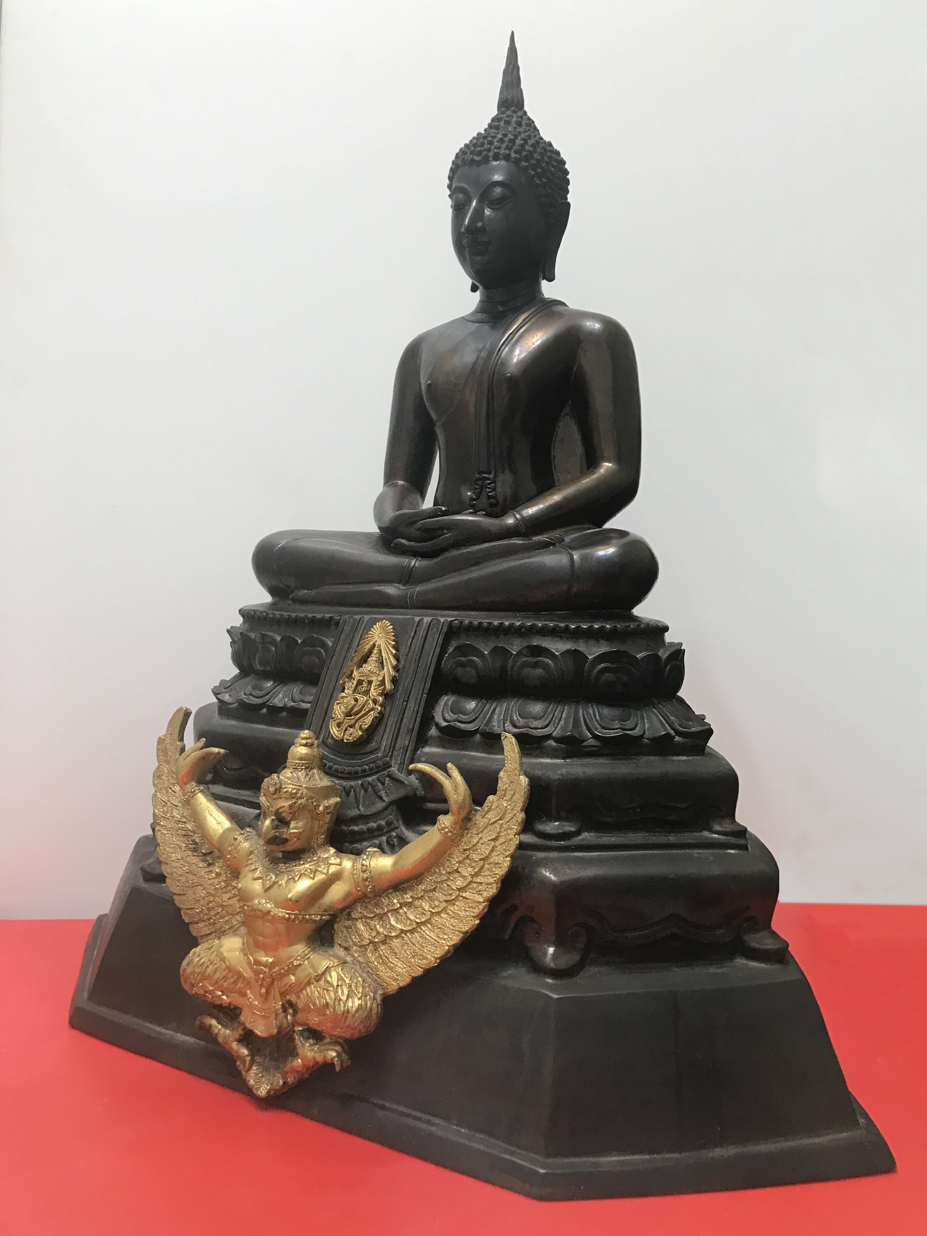 พระบูชา ภปร. วัดทุ่งสีกัน ในหลวงทรงเสด็จเททอง หน้าตัก 9 นิ้ว ปี2525