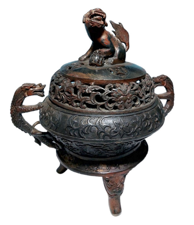 เตากำยาน กระถางธูป ของแต่งบ้านสไตล์จีน--BPT2957--