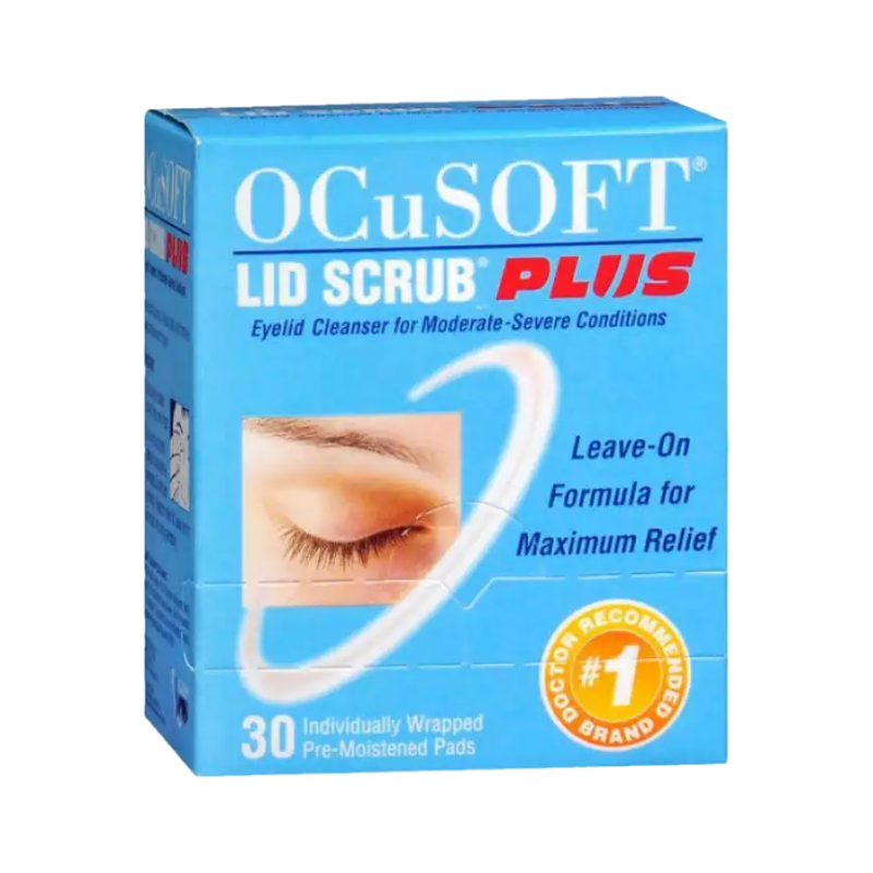 Ocusoft lid scrub plus pads 30 pads