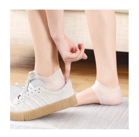 ซิลิโคนรองส้นเท้าด้านหลังลดการกระแทกและเสียดสีพร้อมส่ง