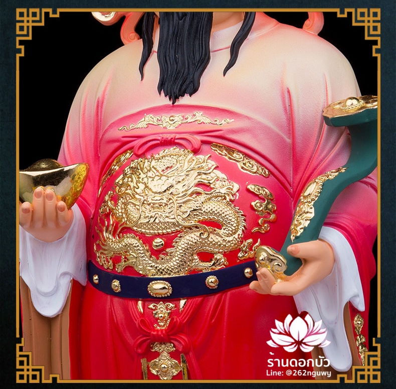 ฮกลกซิ่ว เทพเจ้าฮก ลก ซิ่ว งานเรซิ่นเกรดพรีเมียม ขนาด 12/16/19/27 นิ้ว