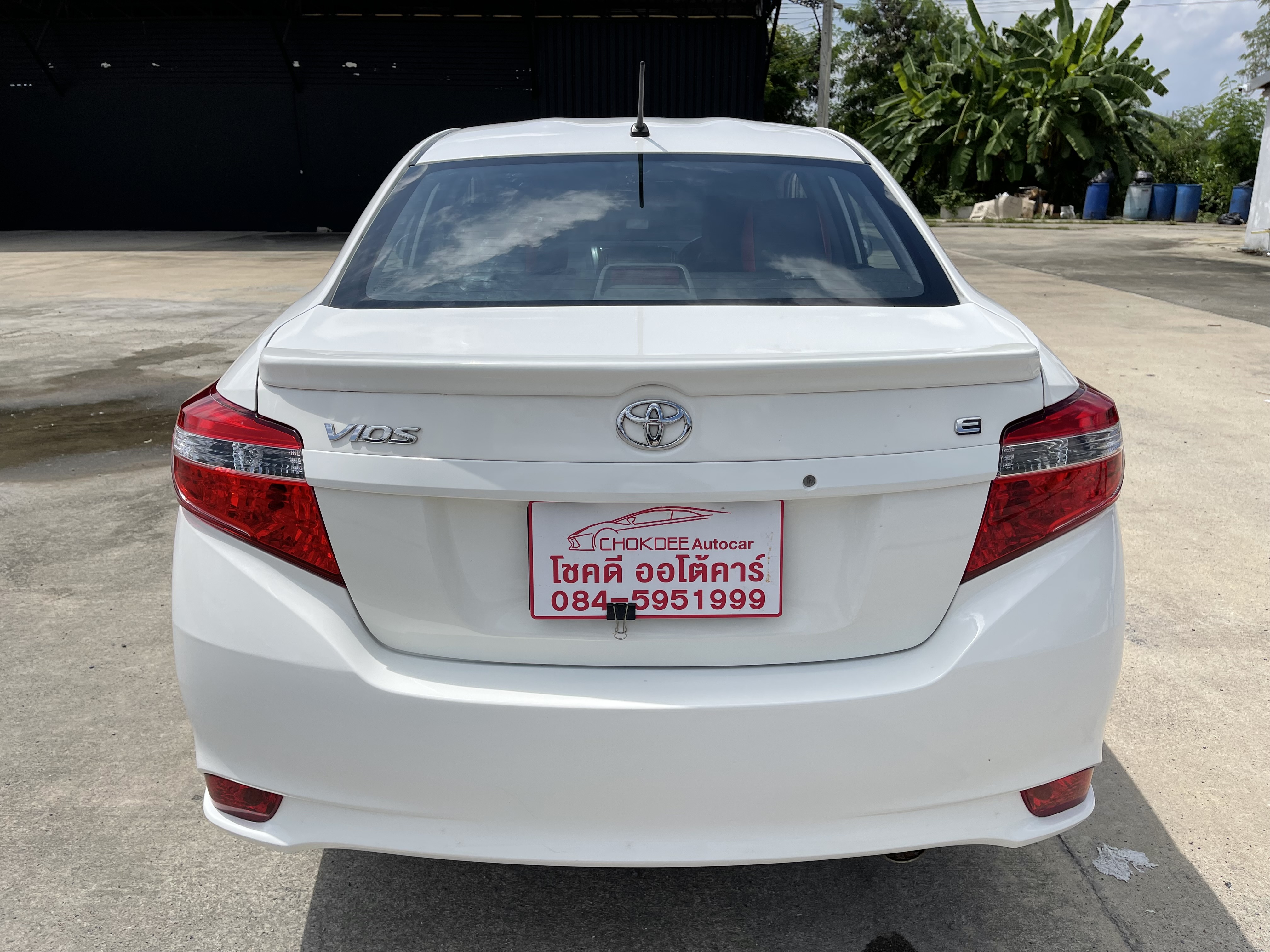 Toyota Vios 1.5 E (E85) At 2016 ขาว