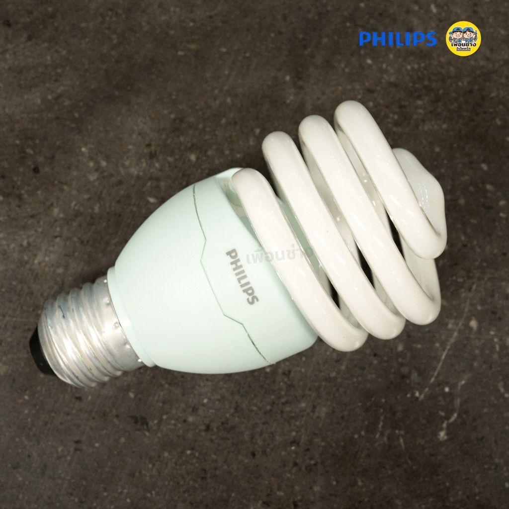 PHILIPS หลอดตะเกียบ ประหยัดไฟ ทอร์นาโด หลอดไฟ E27 ขั้วเกลียว 11w 14w 18w 23w 24w Daylight Warmwhite ฟิลิปส์