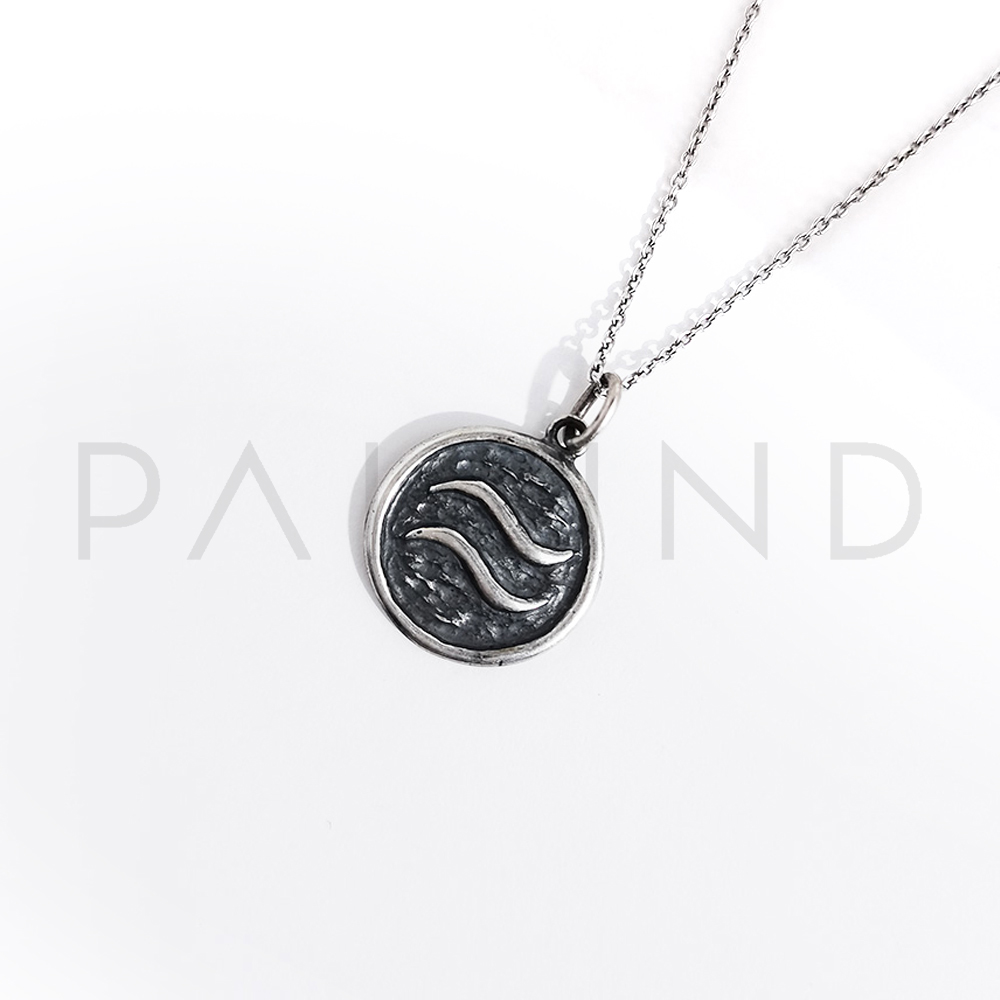 จี้ Zodiac เงินแท้ สำหรับชาวเดือนกุมภาพันธ์