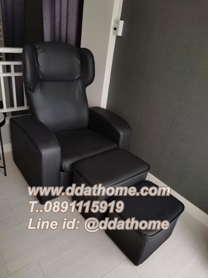 เก้าอี้โซฟา รุ่น รถถังแขนโค้ง ตัวใหญ่ หุ้มหนังPU