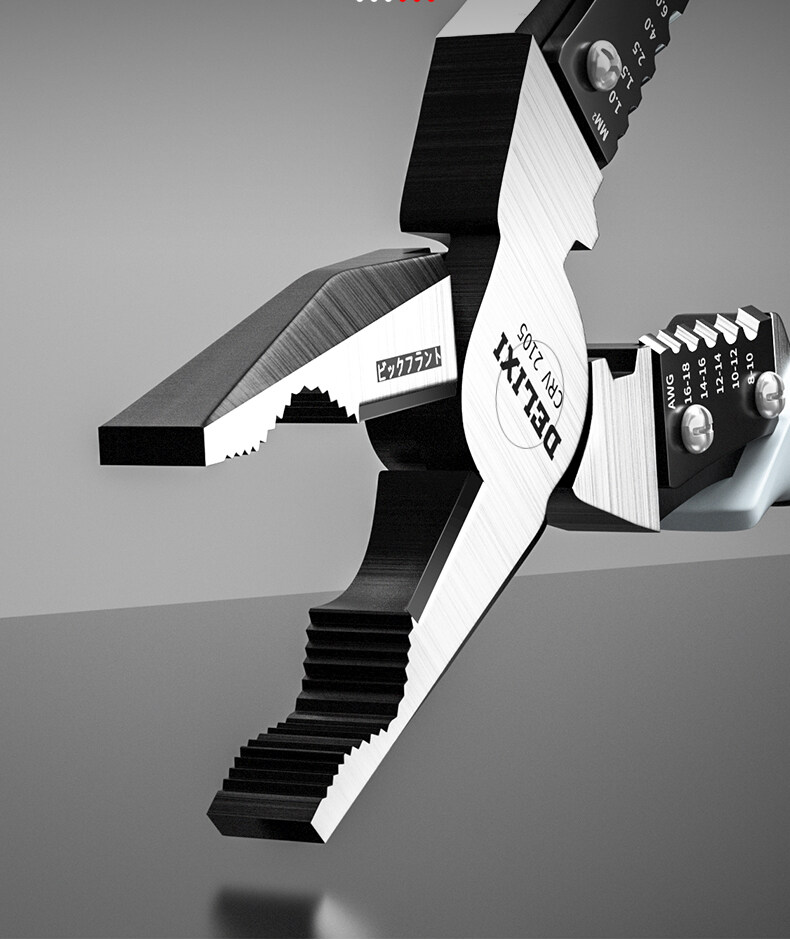 DELIXI คีมปากจิ้งจก คีมอเนกประสงค์ 7นิ้ว 9นิ้ว คีมตัด ปอก ย้ำ ตัด คีม คีมอเนกประสงค์ คีมตัดลวด มัลติฟังก์ชั่น