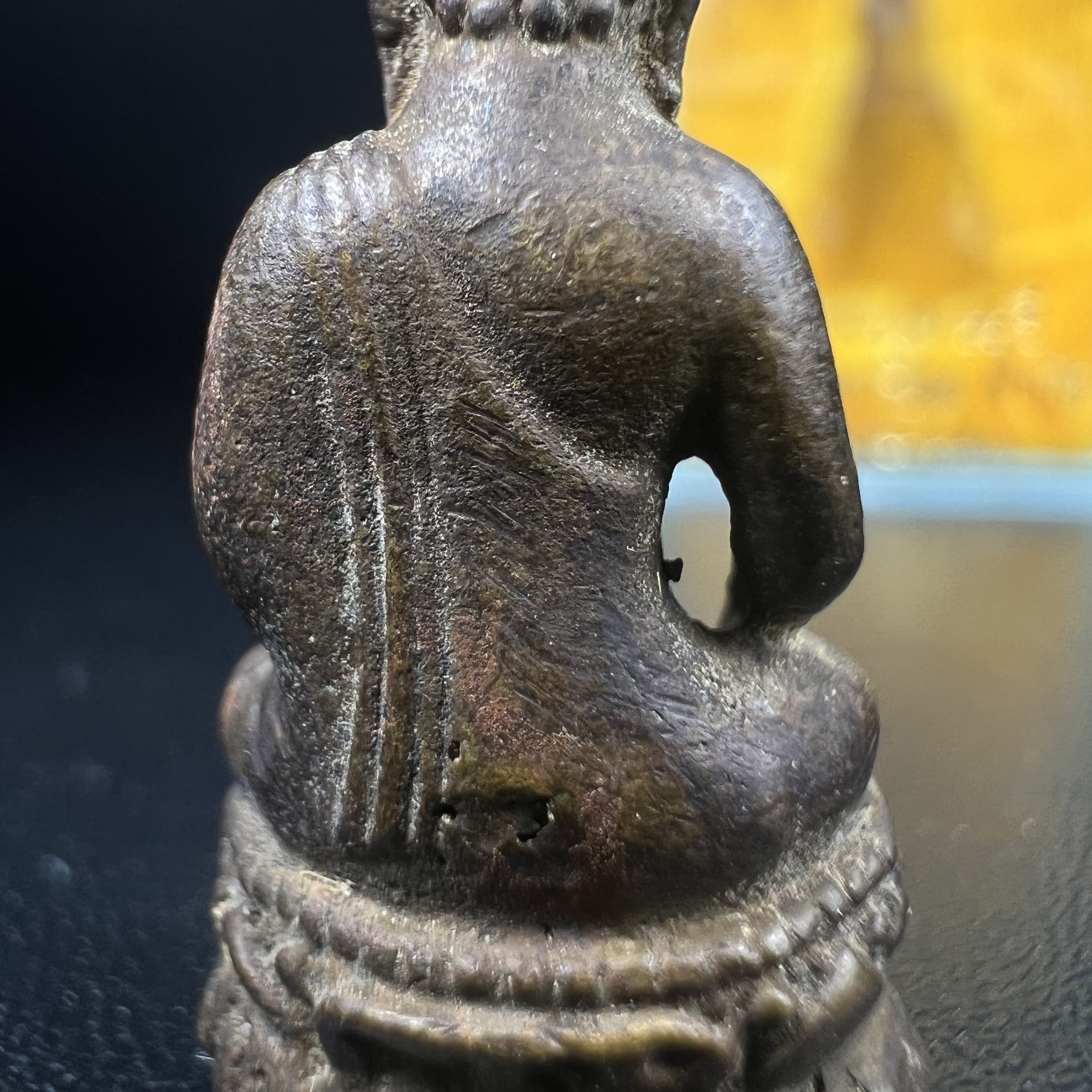 พระกริ่งไพรีพินาศ วัดบวรนิเวศ ปี2530 เนื้อทองผสม ที่ระลึกครบรอบ30ปี ธนาคารทหารไทย (มีส่วนผสมของชนวนเก่าของไพรีพินาศรุ่นแรก)อานุภาพยิ่งใหญ่ กำราบศัตรูพ่ายสิ้น พระไพรีพินาศ