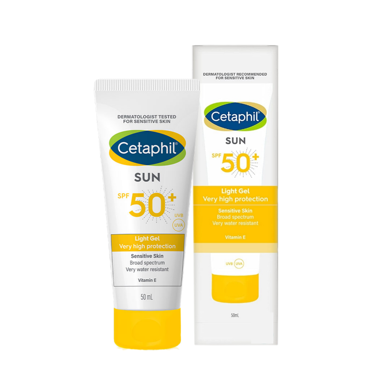 Cetaphil sun spf50+ light gel 50g