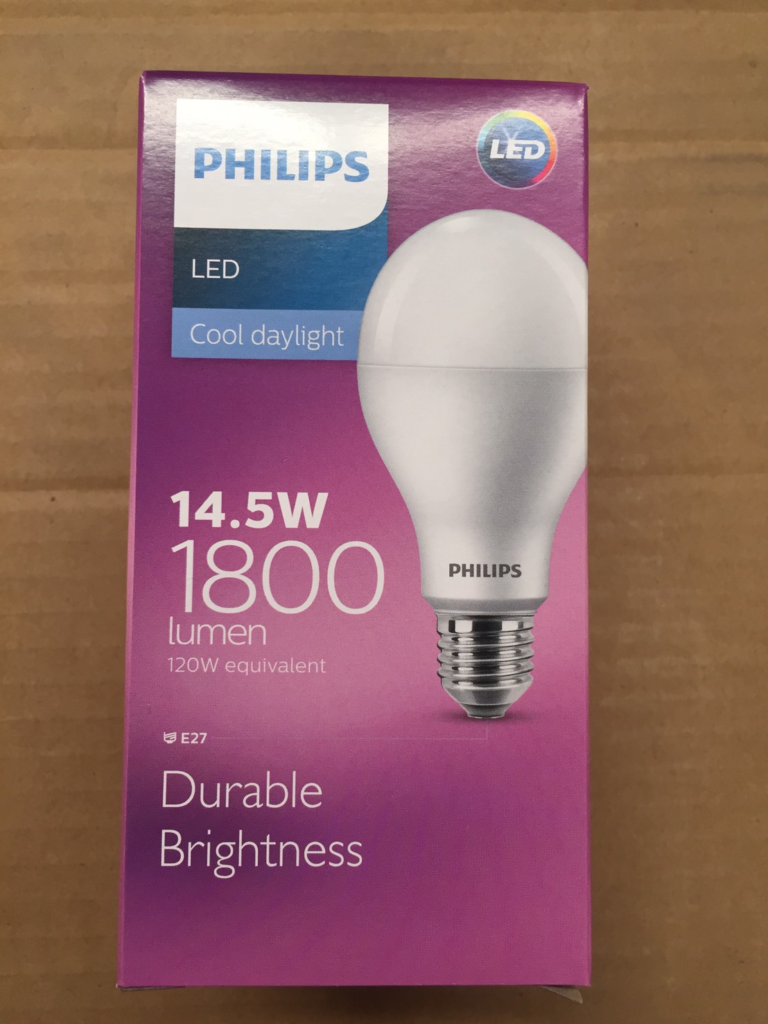 Philips หลอดไฟแอลอีดีบับฟิลิปส์ High Lumen 14.5 วัตต์ Philips แสงเดย์ไลท์