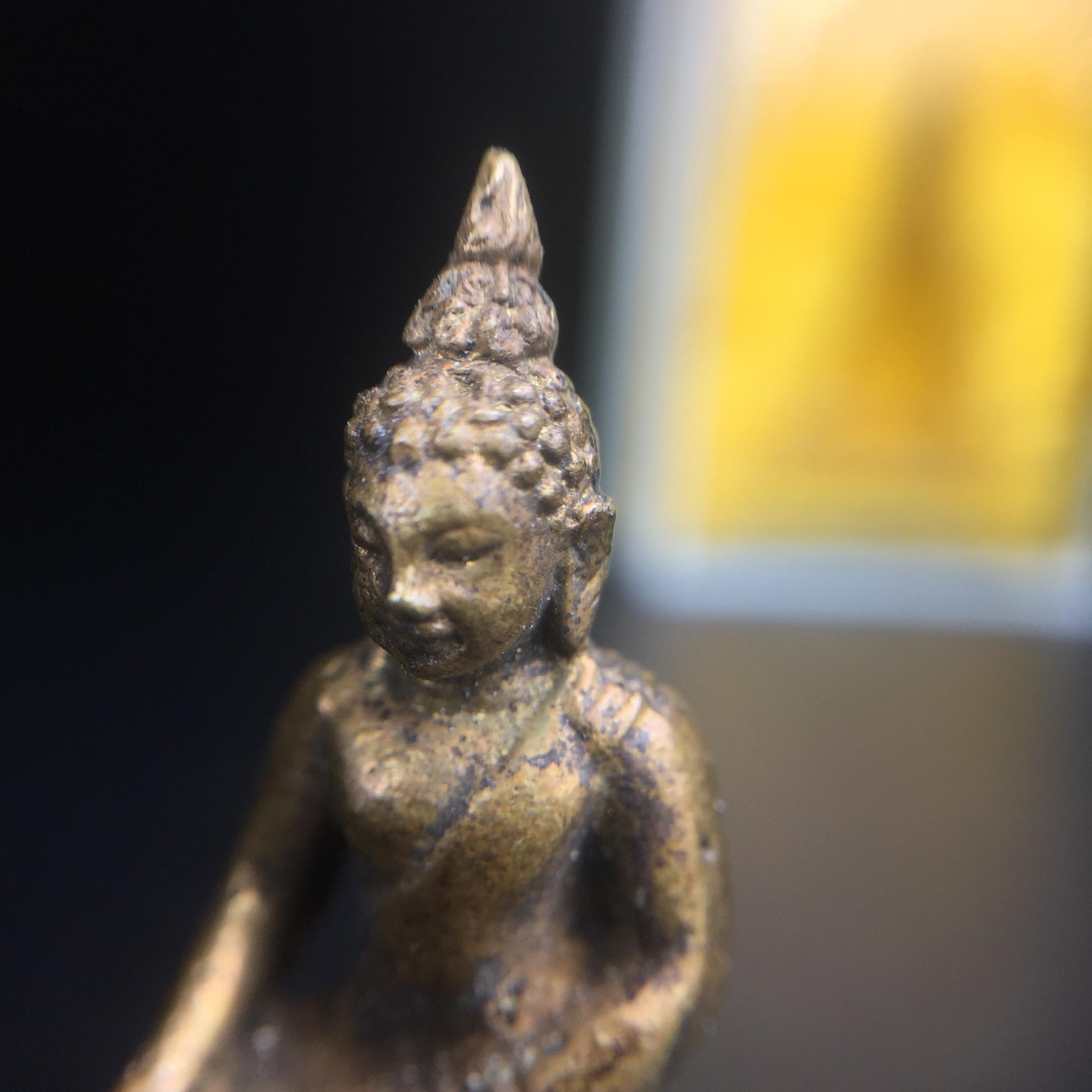 พระกริ่งไพรีพินาศ วัดบวรนิเวศ ปี2530 เนื้อทองผสม ที่ระลึกครบรอบ30ปี ธนาคารทหารไทย (มีส่วนผสมของชนวนเก่าของไพรีพินาศรุ่นแรก)อานุภาพยิ่งใหญ่ กำราบศัตรูพ่ายสิ้น พระไพรีพินาศ