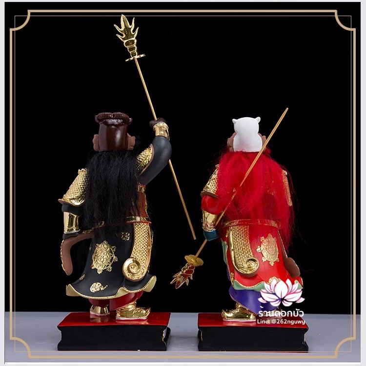 ยมบาลหัววัวหัวม้า ยมทูตหัววัวหน้าม้า งานเรซิ่นคุณภาพสูง ขนาด 6/8/12/16 นิ้ว