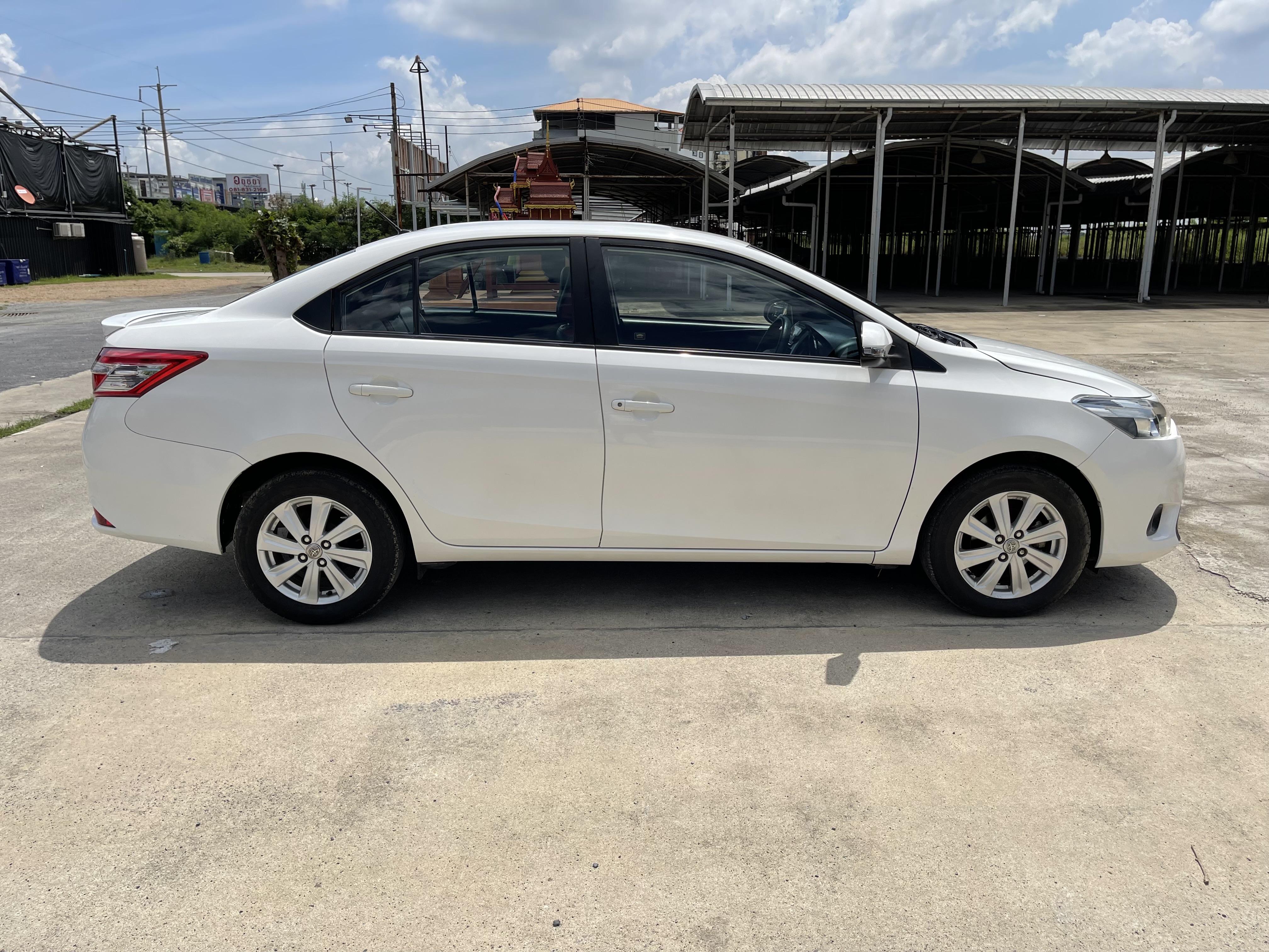 Toyota Vios 1.5 E (E85) At 2016 ขาว