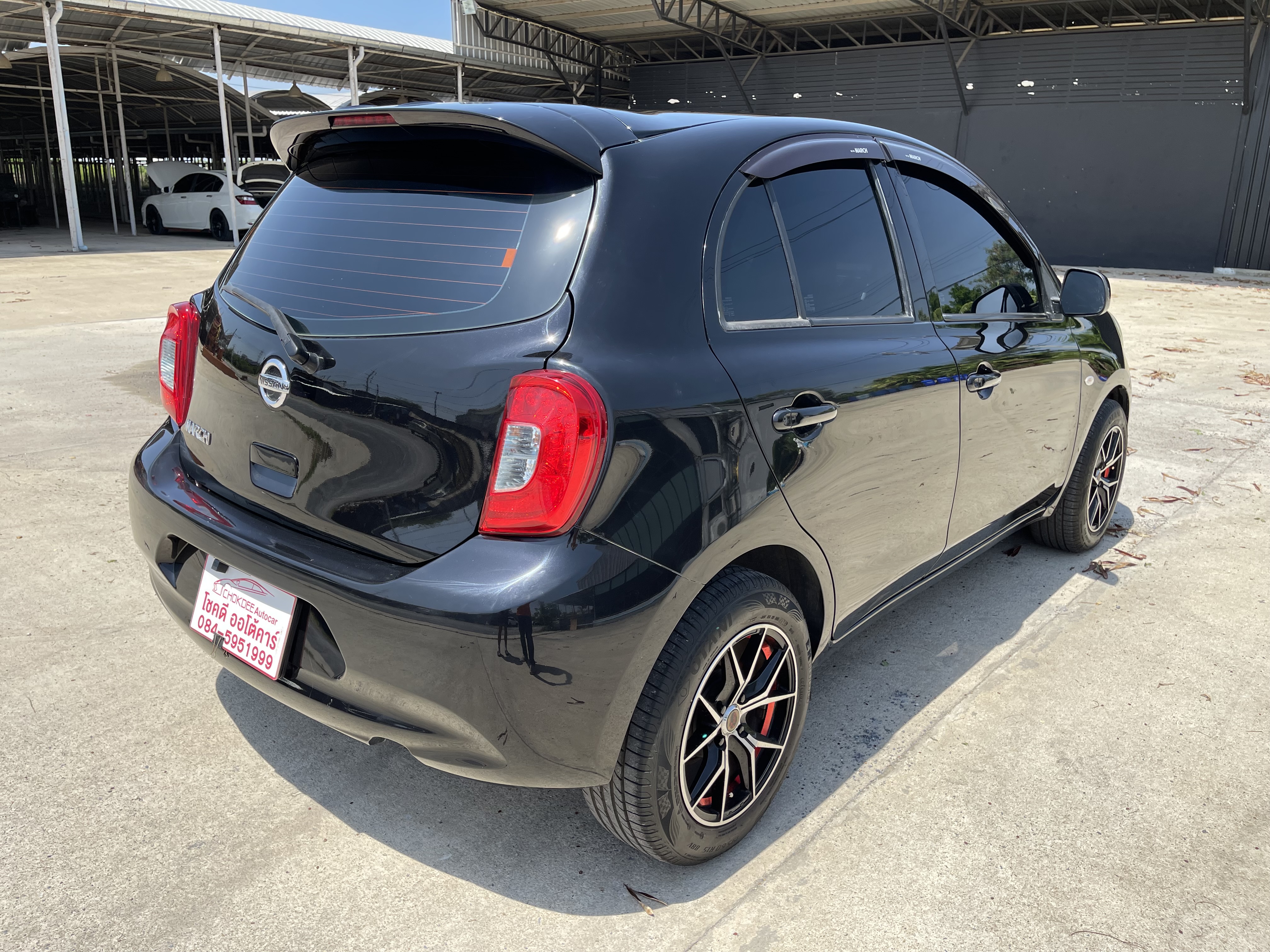 Nissan March 1.2 E At 2017 ดำ