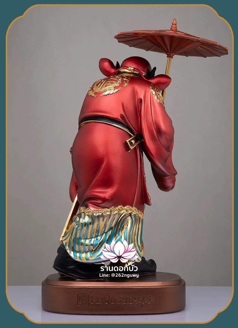 เทพเจ้าจงขุย จงขุยเทียนซือ จงขุยเอี๋ยกง ปางยืน งานเรซิ่นพรีเมียม ขนาด 12/16/19 นิ้ว