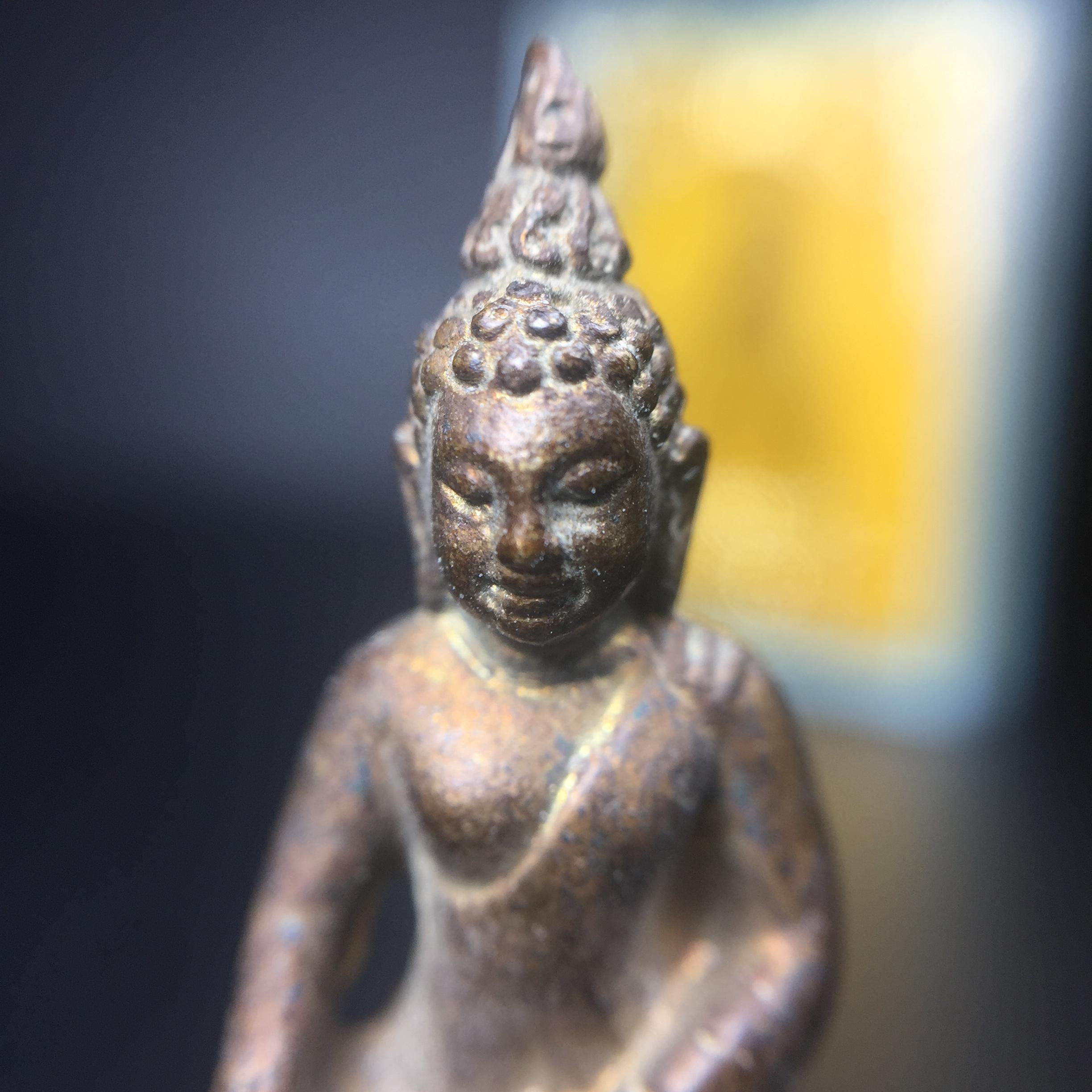 พระกริ่งไพรีพินาศ วัดบวรนิเวศ ปี2530 เนื้อทองผสม ที่ระลึกครบรอบ30ปี ธนาคารทหารไทย (มีส่วนผสมของชนวนเก่าของไพรีพินาศรุ่นแรก)อานุภาพยิ่งใหญ่ กำราบศัตรูพ่ายสิ้น พระไพรีพินาศ