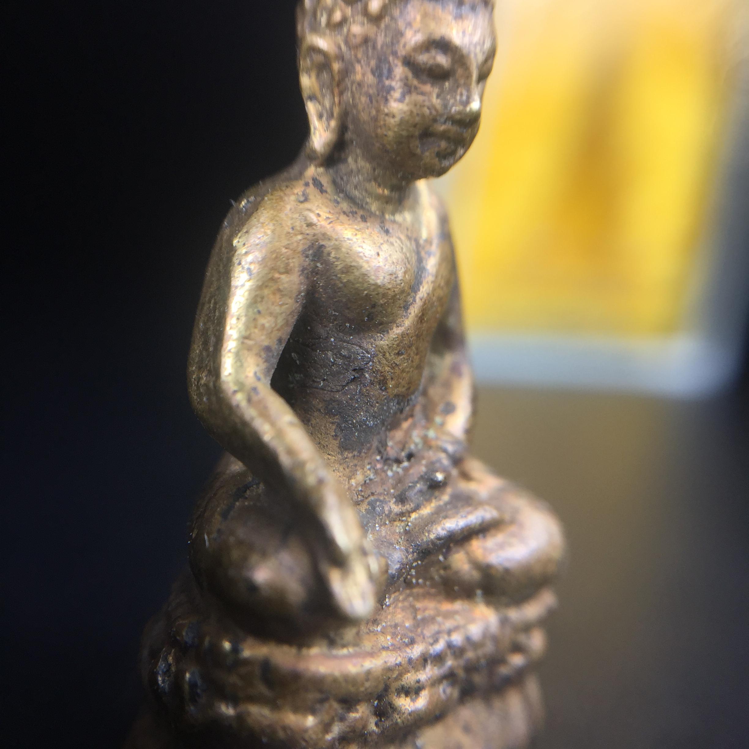 พระกริ่งไพรีพินาศ วัดบวรนิเวศ ปี2530 เนื้อทองผสม ที่ระลึกครบรอบ30ปี ธนาคารทหารไทย (มีส่วนผสมของชนวนเก่าของไพรีพินาศรุ่นแรก)อานุภาพยิ่งใหญ่ กำราบศัตรูพ่ายสิ้น พระไพรีพินาศ