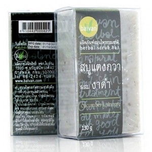 สบู่ใบว่านแตงกวา+งาดำ 130 กรัม