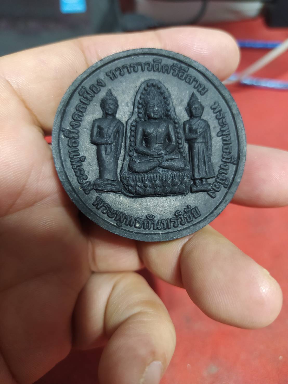 พระพุทธกันทรวิชัย พระพุทธมิ่งมงคล พระพุทธมิ่งเมือง ทวาราวดีศรีอีสาน หลวงปู่ขาว วัดพุทธมงคล อ.กันทรวิชัย จ.มหาสารคาม