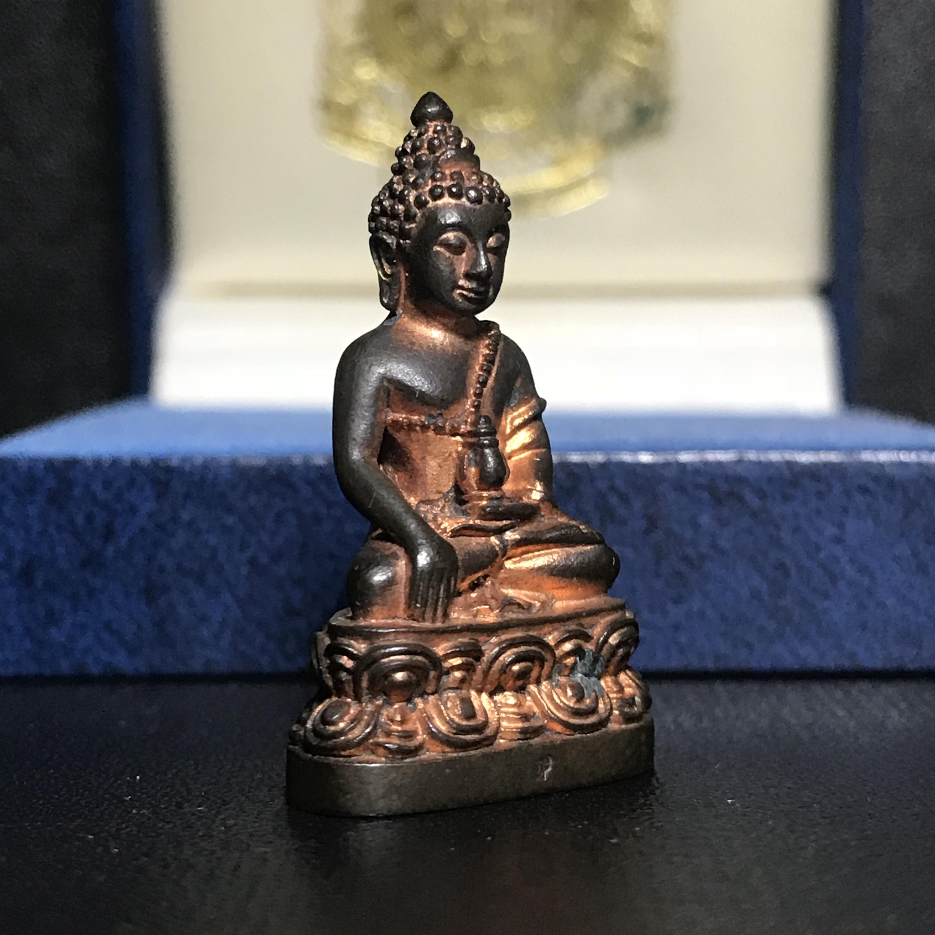 พระกริ่งครบ 7 รอบ สมเด็จพระญาณสังวร วัดบวรนิเวศวิหาร ปี2540 เนื้อโลหะผสม(นวโลหะ)(บรรจุเส้นพระเกศาสมเด็จพระญาณสังวร)