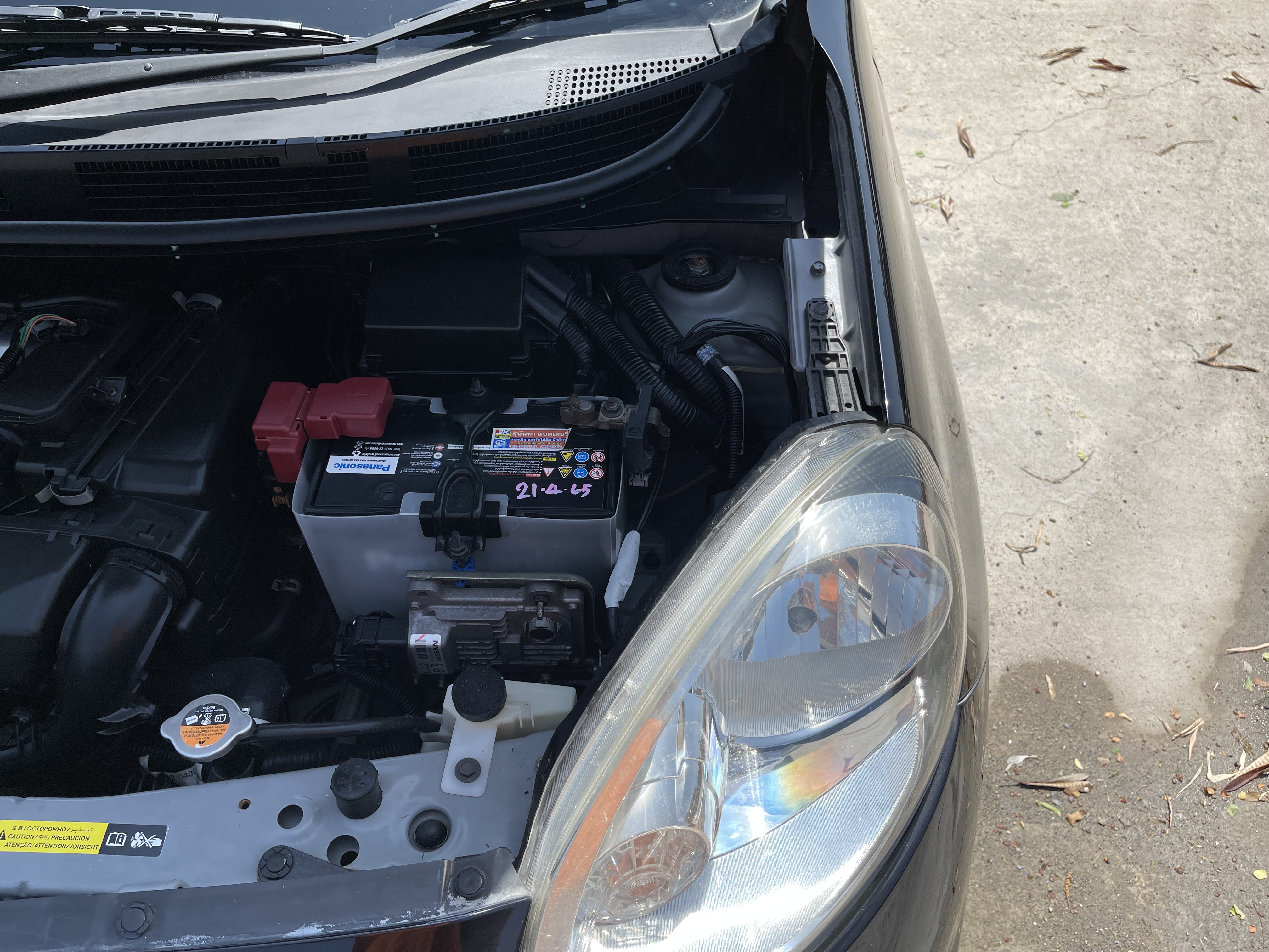 Nissan March 1.2 E At 2017 ดำ