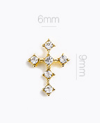 SKU-00086 อะไหล่ติดเล็บไม้กางเขน