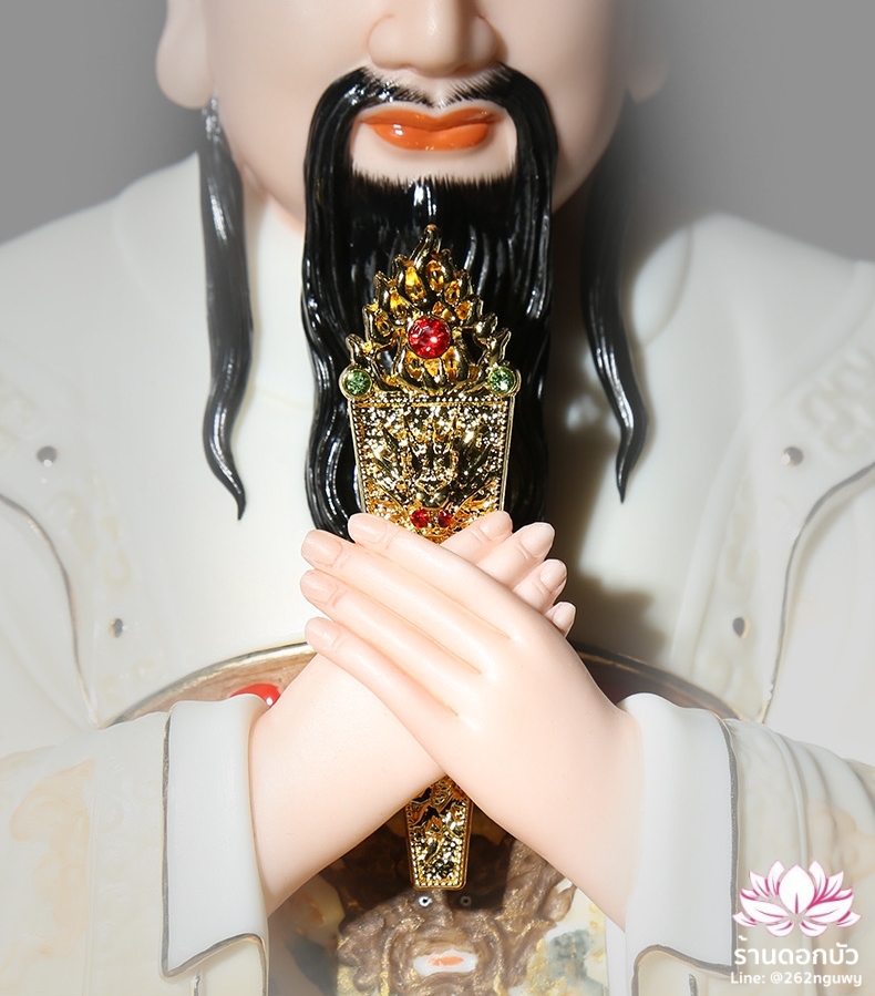 เง็กเซียนฮ่องเต้ หยกอ๋องส่องเต่ และ พระนางซีหวังหมู่ กิมบ้อเนี่ยเนี้ย ประทับนั่งบัลลังก์ คุณภาพพรีเมียม ขนาด 12/16 นิ้ว