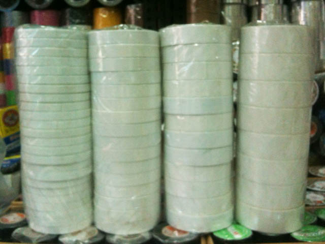 เทปเยื่อบาง เทปเยื่อกระดาษ เทปกาว2หน้า 12มม/18มม/24 มม /1นิ้วครึ่ง