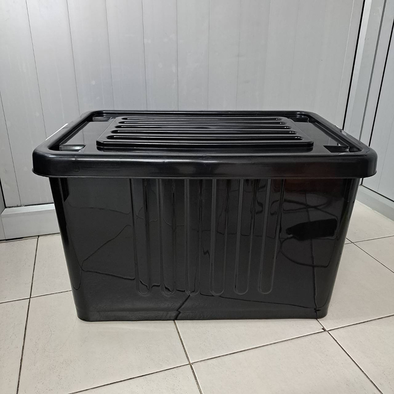 กล่องมีล้อ i-75 สีดำ