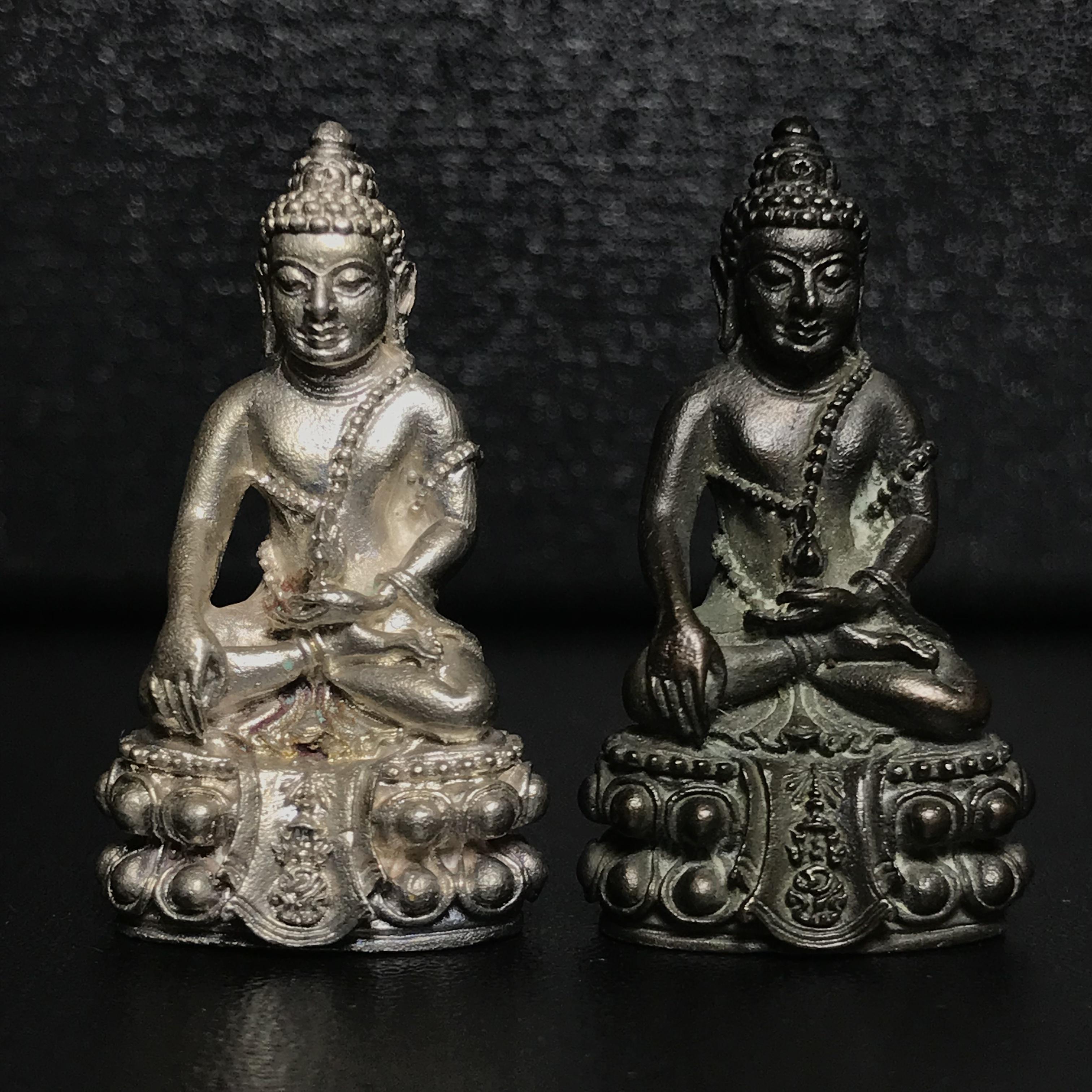 พระกริ่งศิรากาศ(คุ้มเกล้าฯ) ภปร. รพ.ภูมิพล ปี2522 เนื้อเงิน+เนื้อนวโลหะ (ในหลวงรัชกาลที่9เสด็จเททอง)