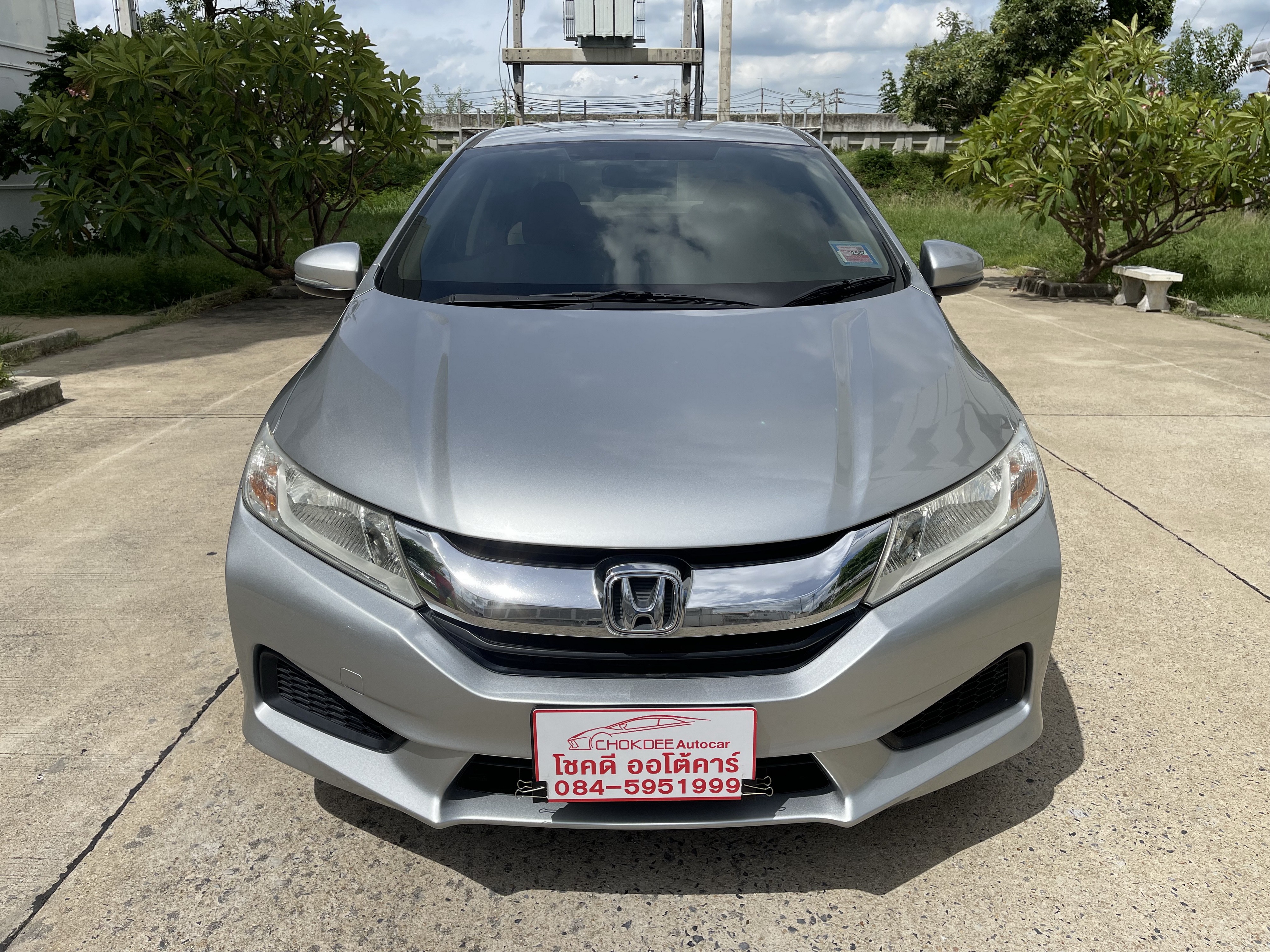 Honda City 1.5 V At 2017 เงิน