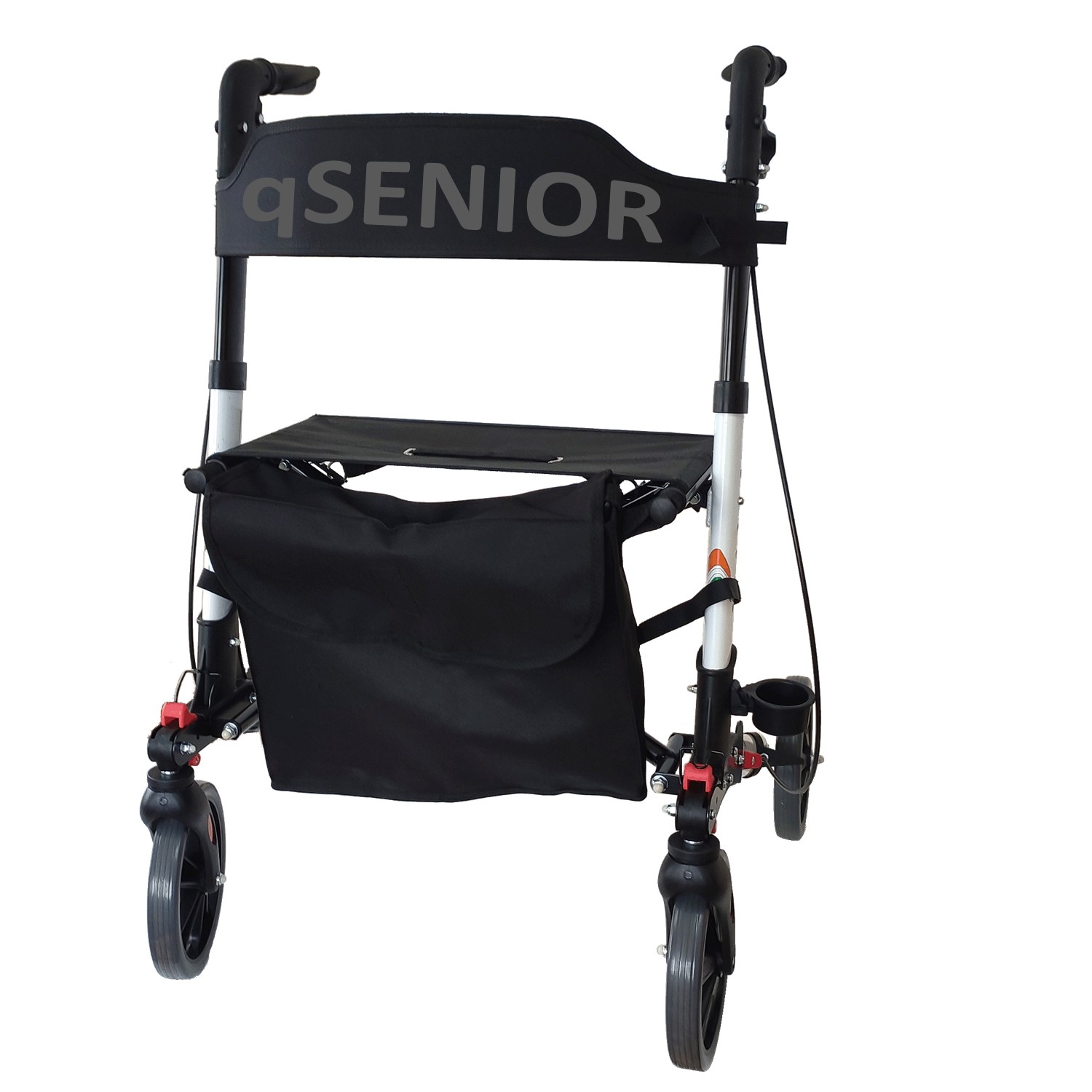 รถเข็นช่วยเดิน Rollator TN01Y-A จากร้าน qSENIOR อุปกรณ์ผู้สูงอายุ อุปกรณ์ช่วยเดิน อุปกรณ์พยุงตัว ไม้เท้า ไม้เท้าค้ำยัน ไม้ค้ำยันรักแร้ ไม้ค้ำยันศอก รถเข็น รถเข็นผู้ป่วย รถเข็นหัดเดิน รถเข็นผู้ใหญ่ ราวกั้นเตียง ราวกันตกเตียง Crutch walker wheelchair bed-ra