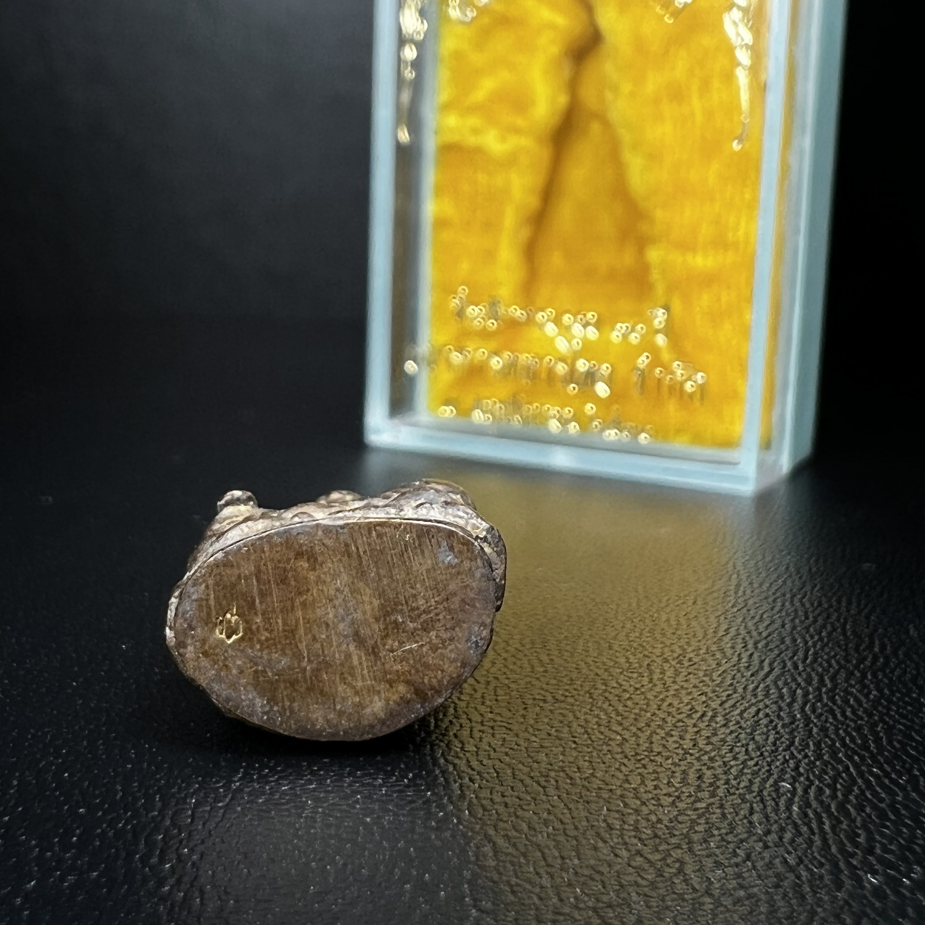 พระกริ่งไพรีพินาศ วัดบวรนิเวศ ปี2530 เนื้อทองผสม ที่ระลึกครบรอบ30ปี ธนาคารทหารไทย (มีส่วนผสมของชนวนเก่าของไพรีพินาศรุ่นแรก)อานุภาพยิ่งใหญ่ กำราบศัตรูพ่ายสิ้น พระไพรีพินาศ