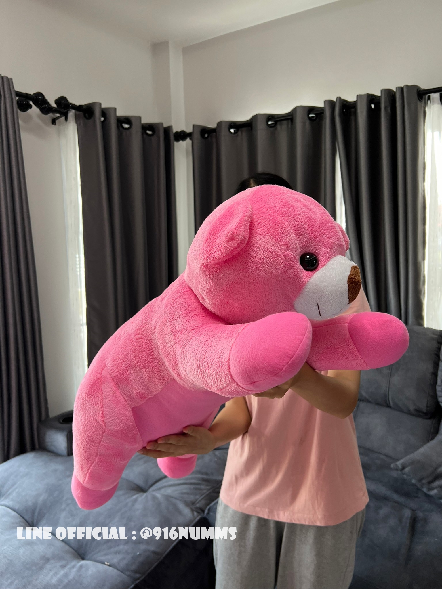 ตุ๊กตาน้องหมีหมอบ