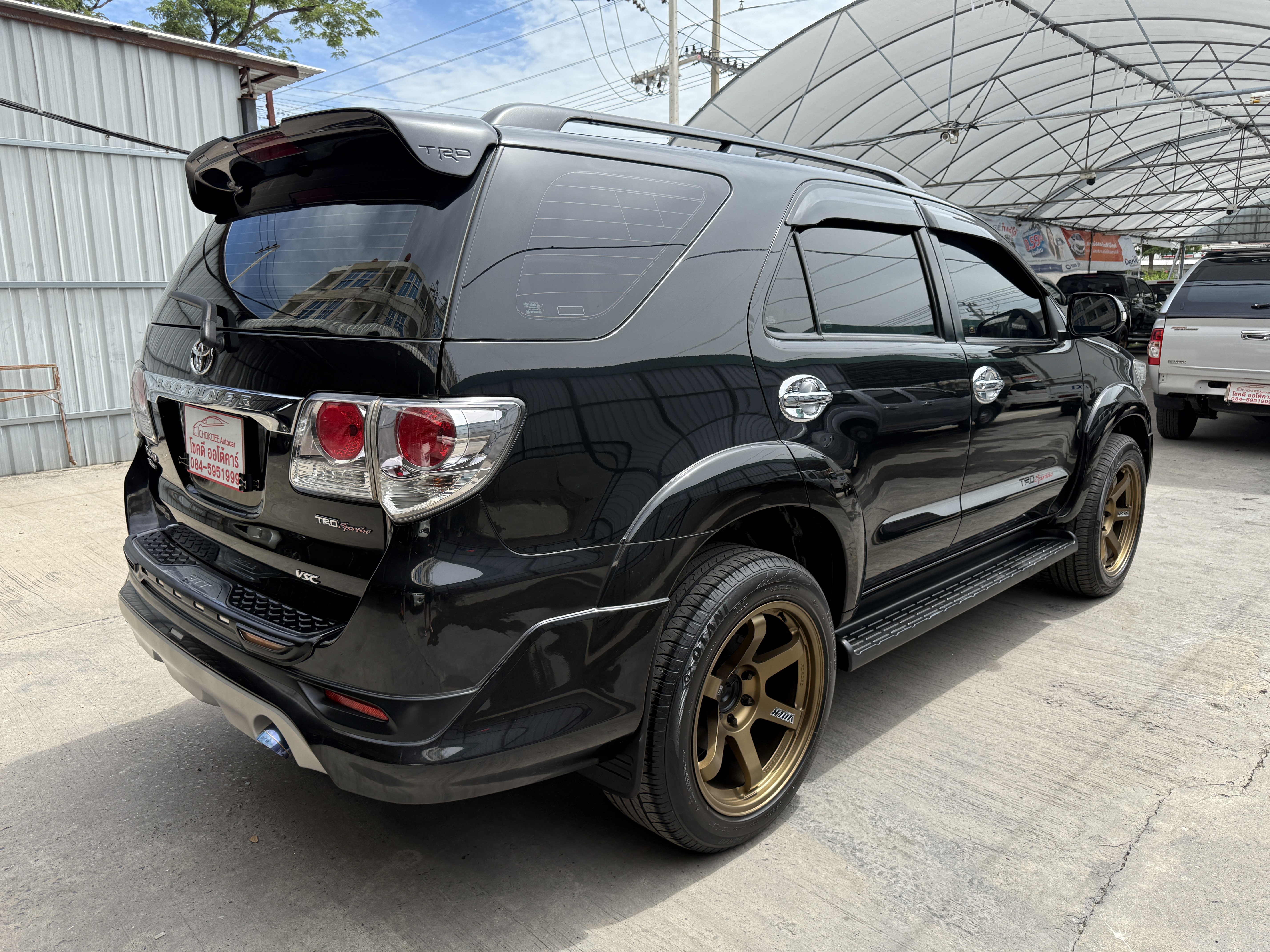 Toyota Fortuner Champ 3.0 V 4WD TRD Sportivo At 2012 ดำ
