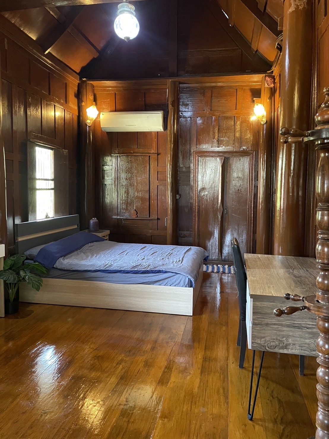 For Rent : Naiyang, 2-story Thai house, 2 Bedrooms 2 Bathrooms