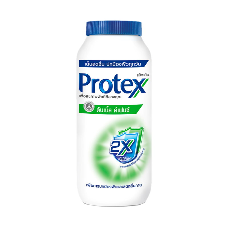 แป้งเย็น Protex โพรเทคส์ ดับเบิ้ล ดีเฟนซ์ 280g.