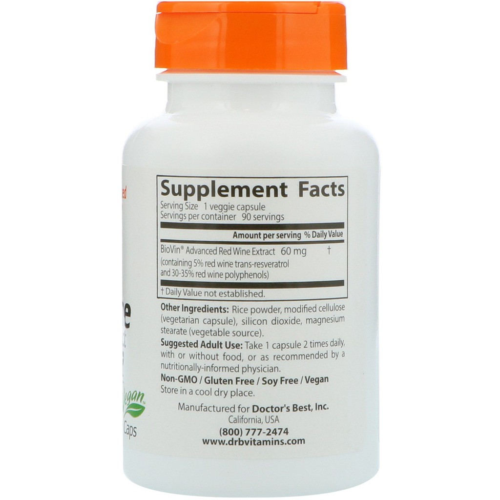 ไวน์แดงฝรั่งเศสสกัด, Best French Red Wine Extract