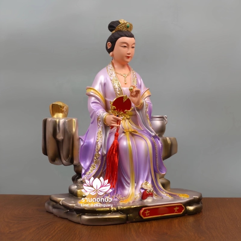 เจ็ดนางฟ้า ชิดแช้เหนียวเหนียว นางฟ้าทั้งเจ็ด ปางนั่ง ขนาด 12/16/19 นิ้ว