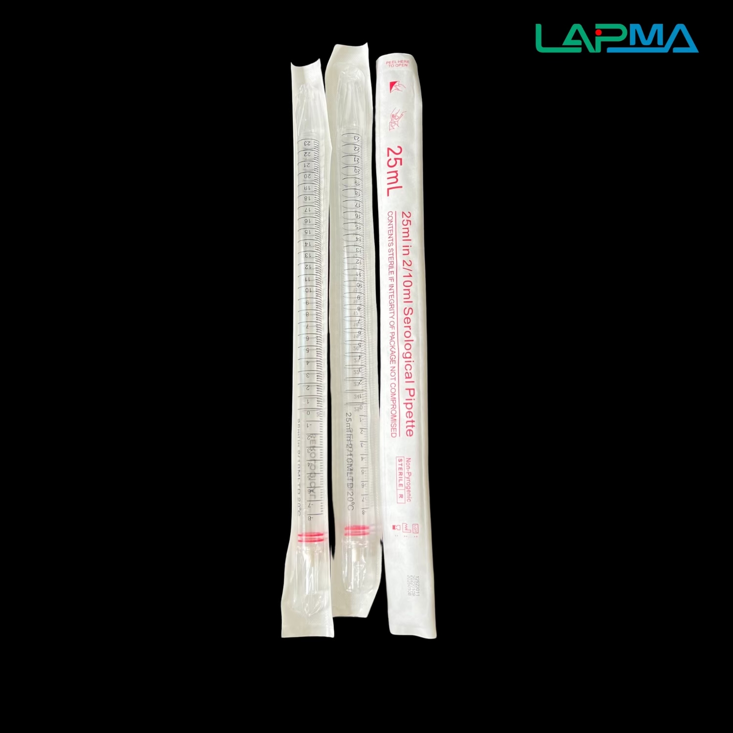 ปิเปตพลาสติกชนิดสเตอรไรด์ Serological pipette ,sterile 50 ชิ้น/pack , Single use แบบใช้ครั้งเดียวทิ้ง