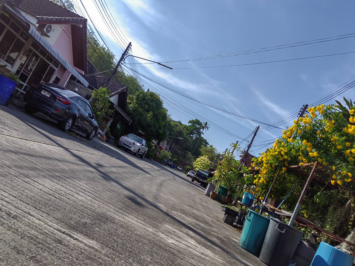 For Rent : Chalong, One-Storey Townhouse, 2 Bedrooms 1 Bathrooms