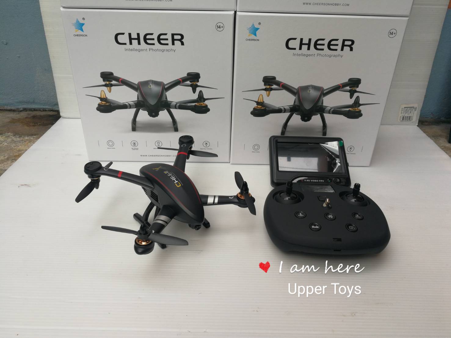 โดรน cheerson cx-23 ระบบ gps พร้อมกล้อง HD Motor Brushless และจอแสดงผล 5.8G
