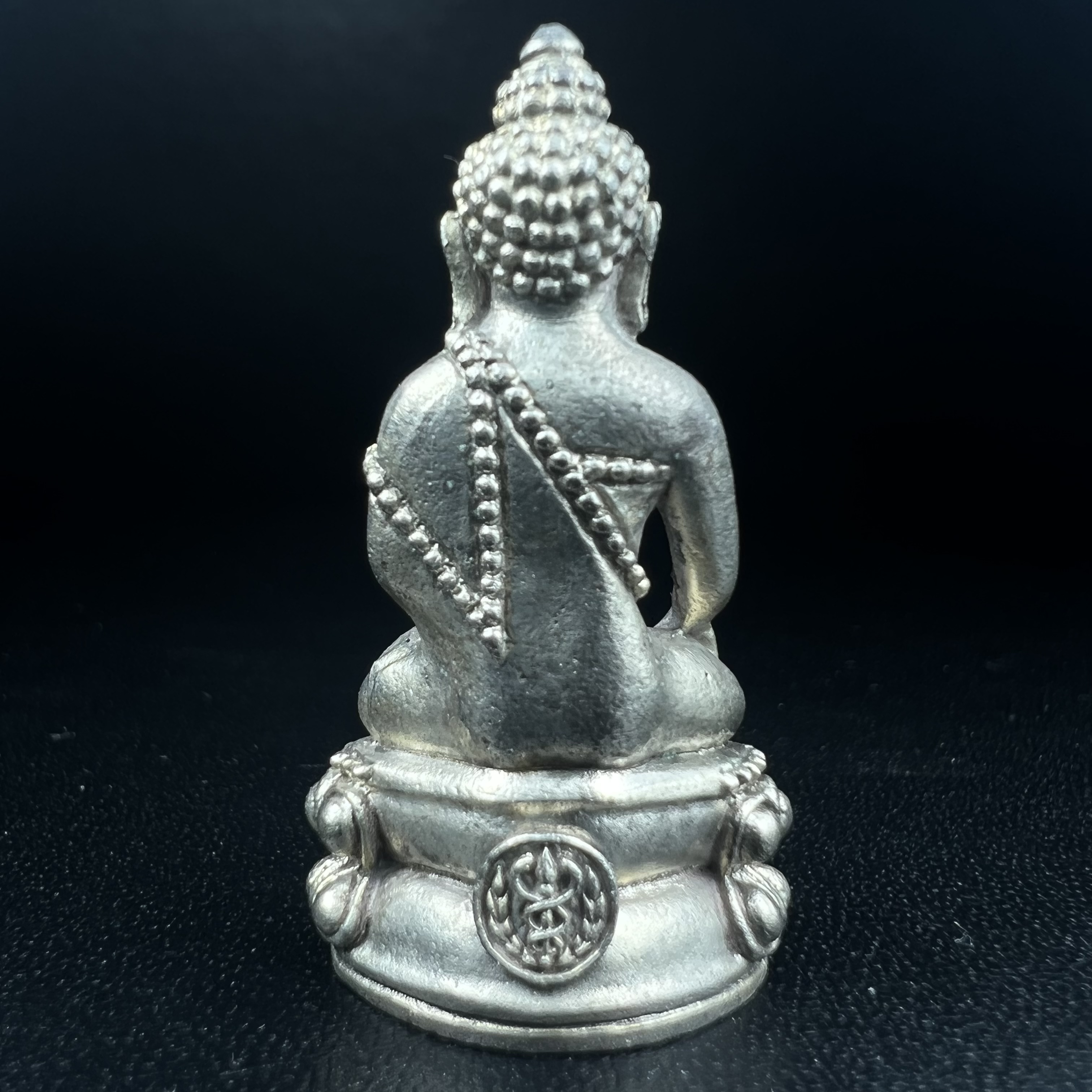 พระกริ่งศิรากาศ ภปร.(วัตถุมงคล"คุ้มเกล้าฯ") โรงพยาบาลภูมิพล เนื้อเงินพิมพ์หน้าไทย (ในหลวงรัชกาลที่9เสด็จเททอง)(พิธีใหญ่)(นิยม)