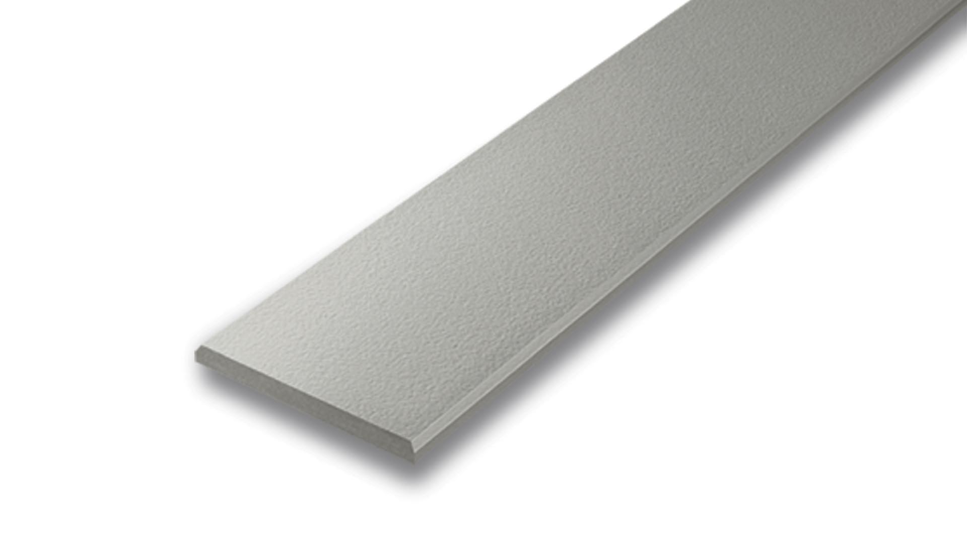 ไม้ระแนง เอสซีจี รุ่นลบมุม ขนาด 10X300X0.8 ซม. สีซีเมนต์