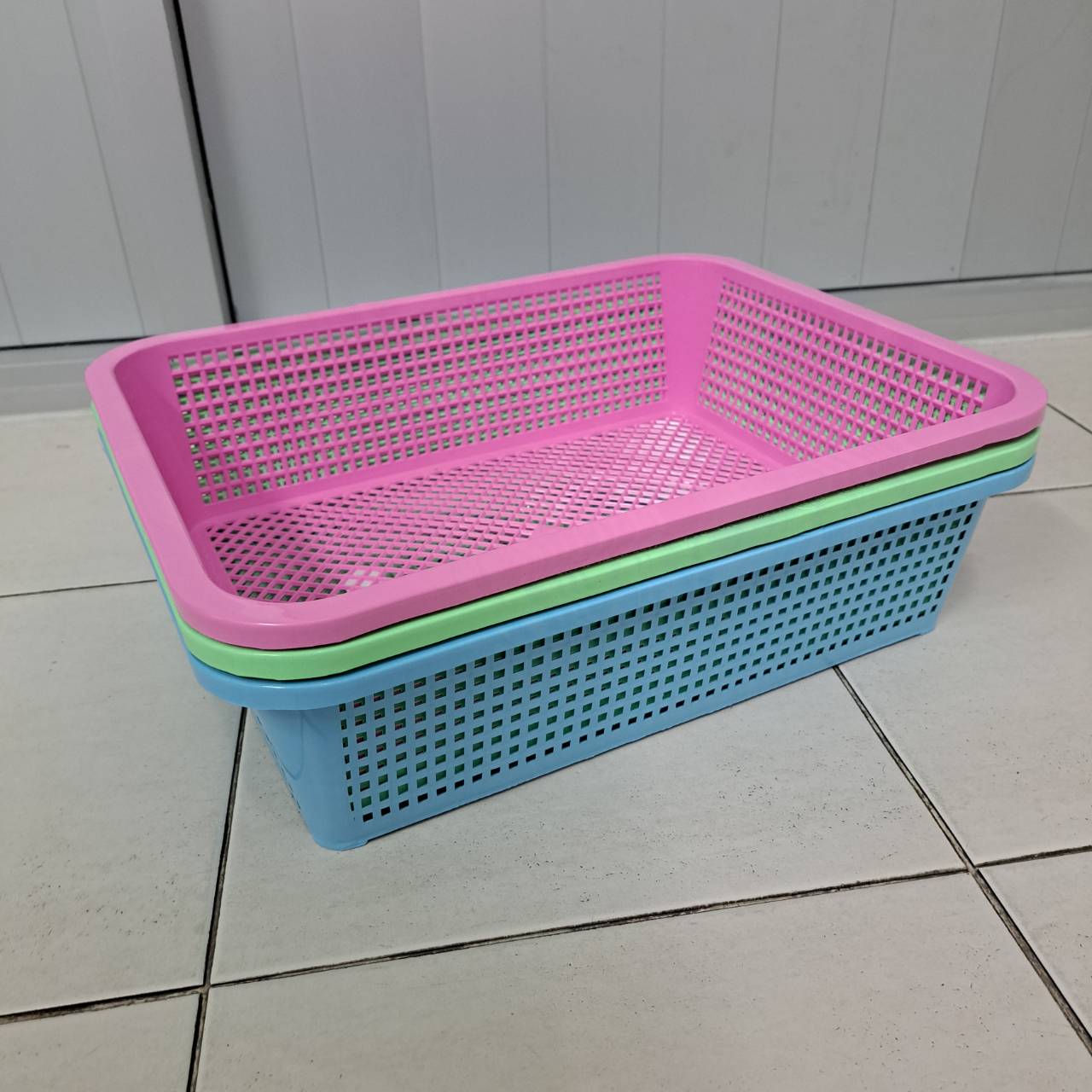 ตะแกรงเหลี่ยม 314 สีหวาน (คละสี)