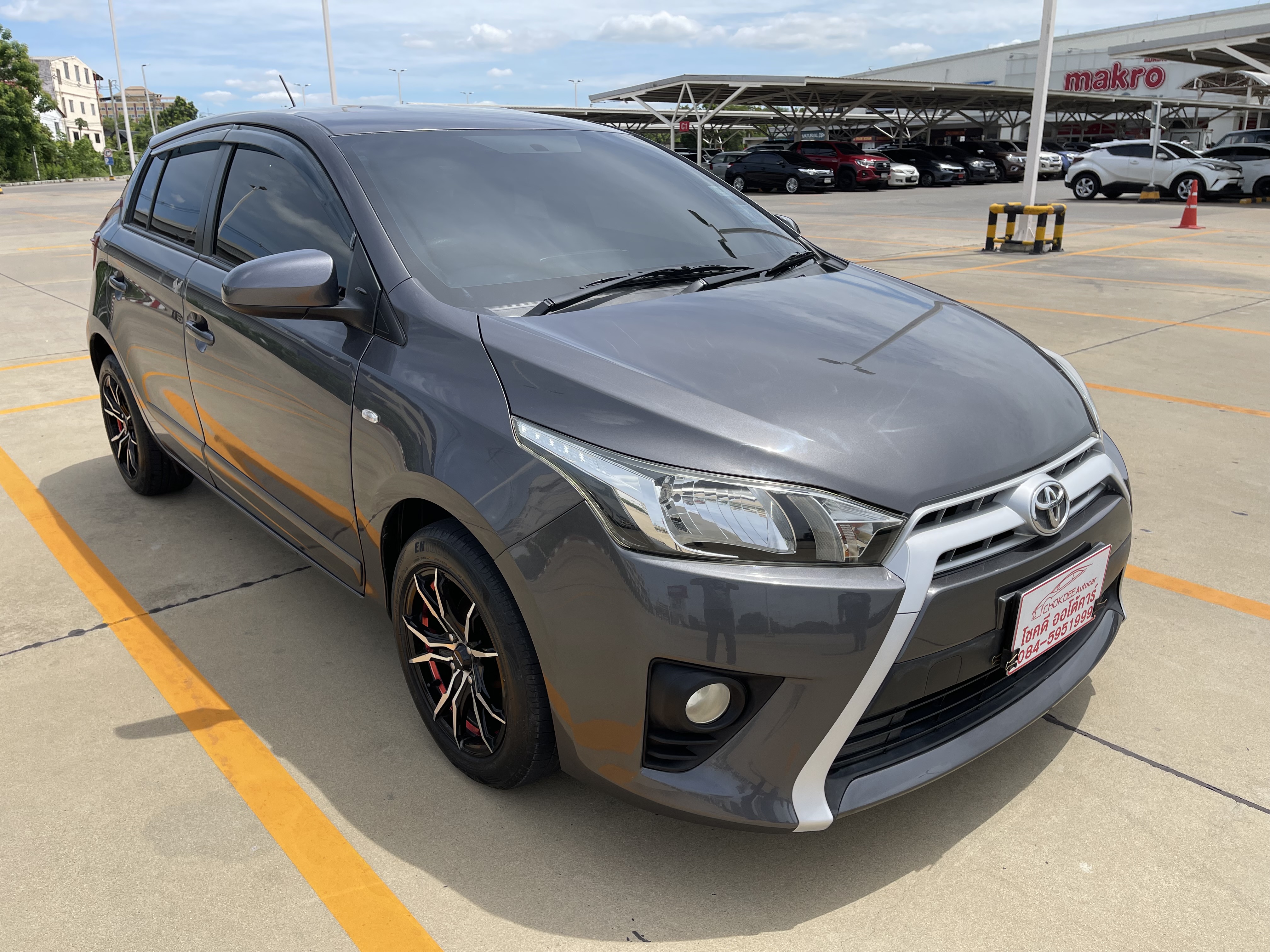 Toyota Yaris 1.2 E At 2014 เทาดำ