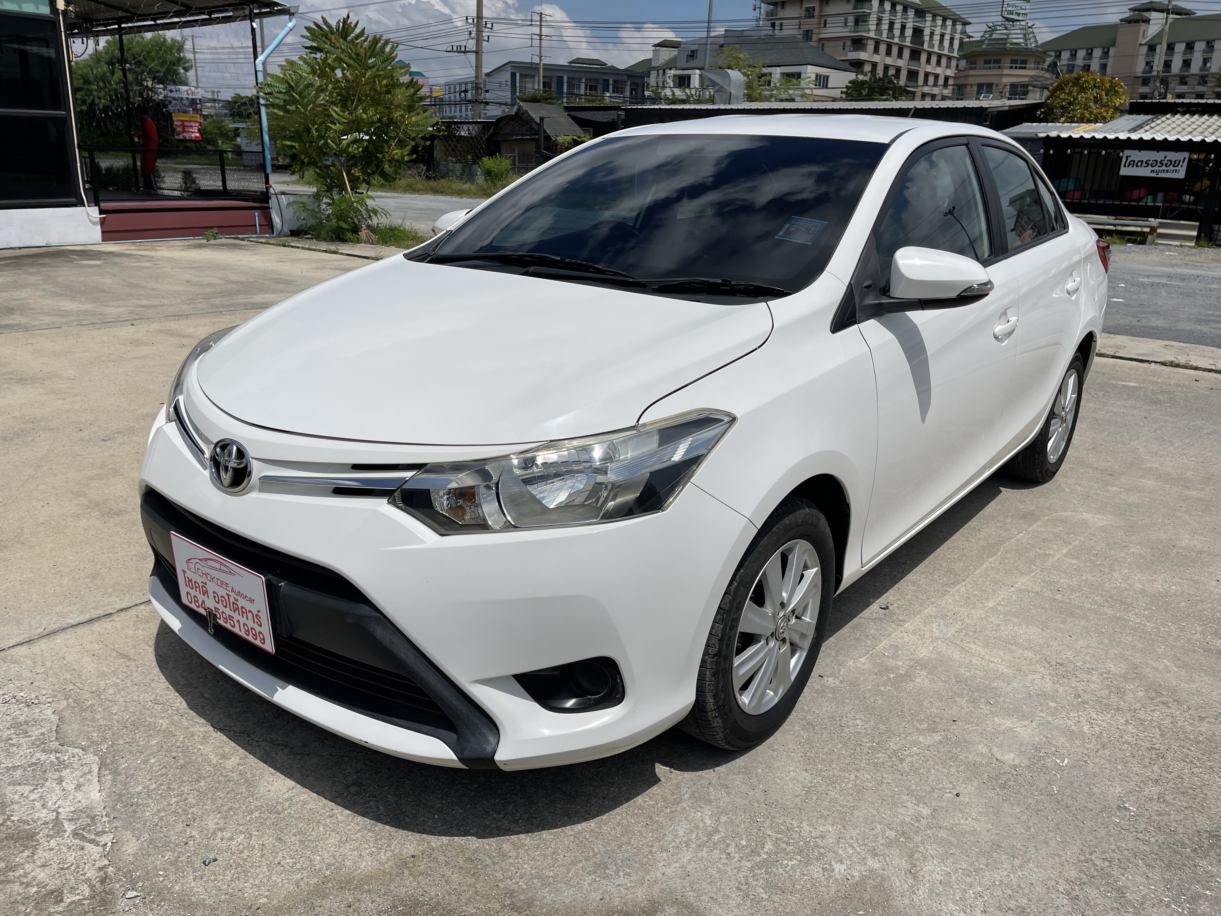 Toyota Vios 1.5 E (E85) At 2016 ขาว