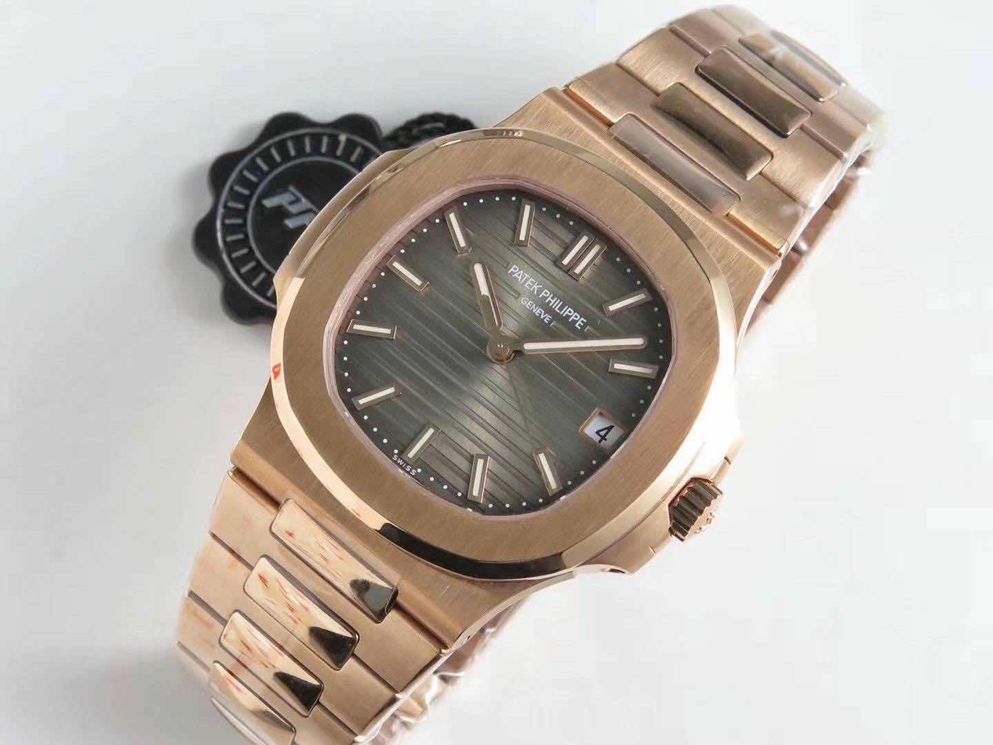 PRE-ORDER PATEK NAUTILUS 5711 ROSEGOLD (40MM.) กลไกโคลน BY 3K FACTORY