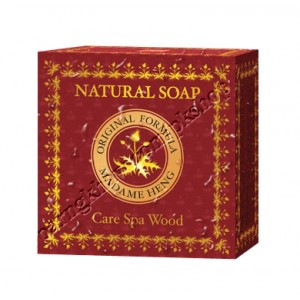 สบู่มาดามเฮง แดงเข้ม Care Spa Wood ( กล่องแดงเข้ม )