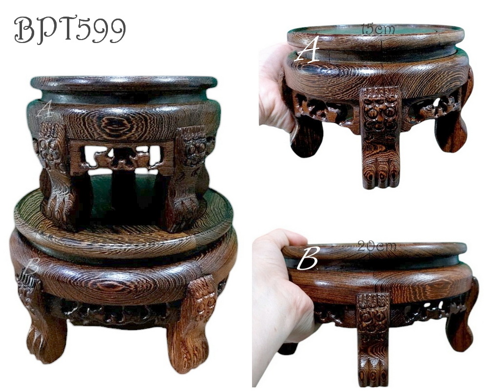 ฐานหรือกี๋ไม้สไตล์จีน -BPT599-