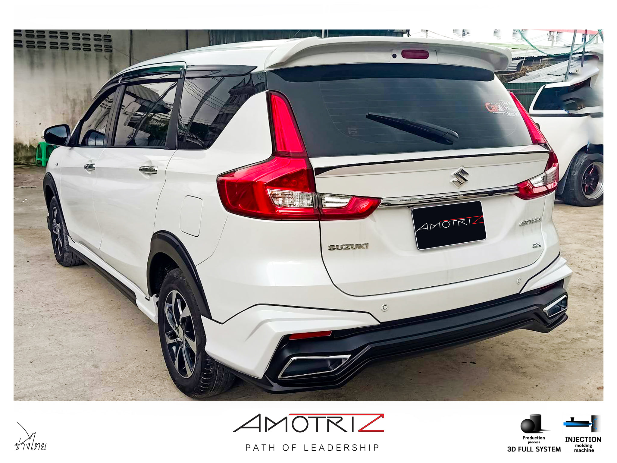 Suzuki Ertiga 2019 V.1 with custom grille bodykits by Amotriz